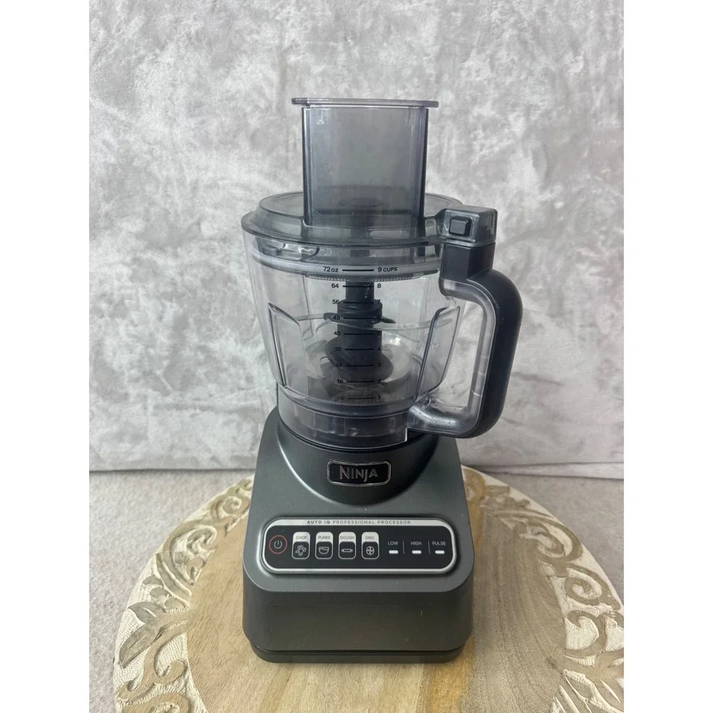 Ninja BN Series 30 Auto-IQ Professional Food Processor 850W 9-Cup Gray